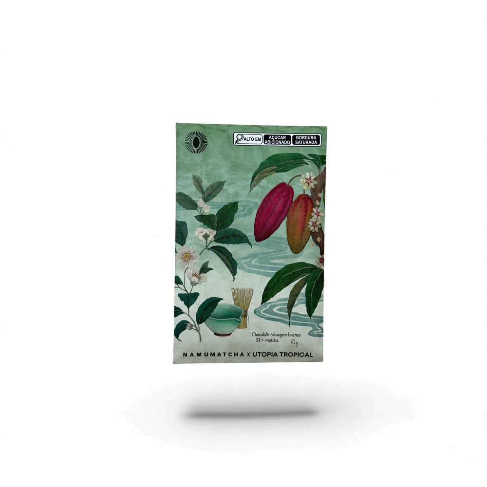 Brésil, Cacao Sauvage Blanc et matcha 38%