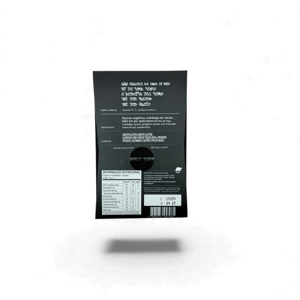 Brésil, Cacao Sauvage Blanc Doce de leite & Speculoos 38% - Chocolats du Monde