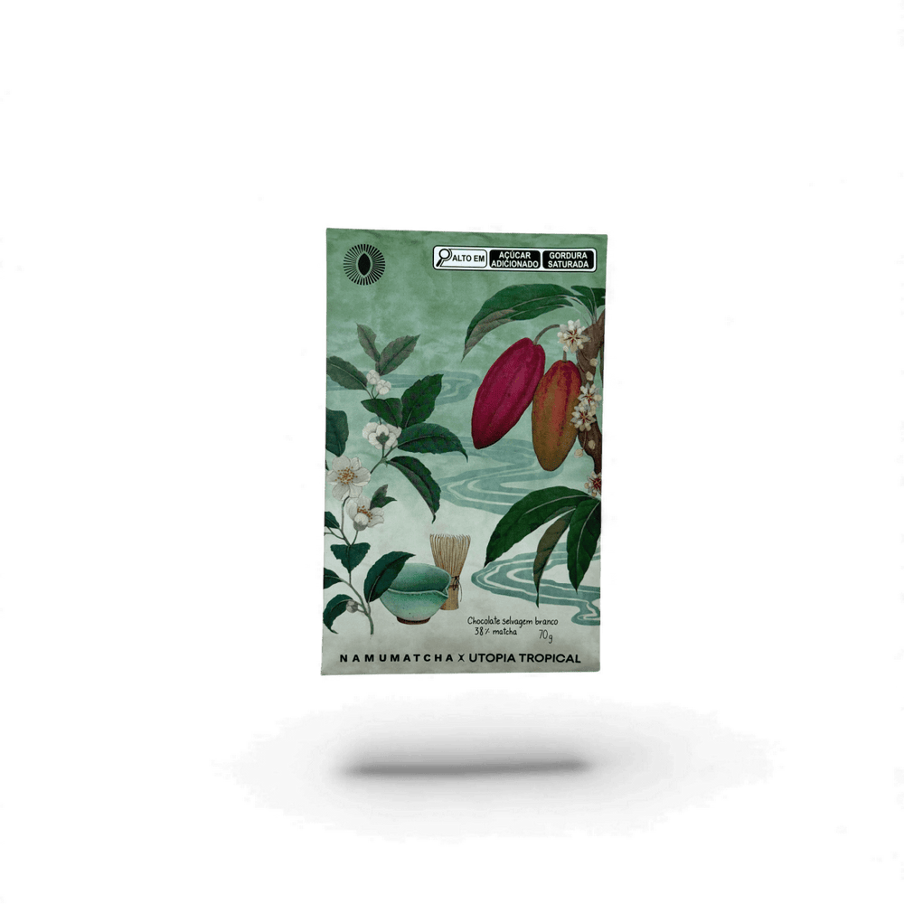 Brésil, Cacao Sauvage Blanc et matcha 38% - Chocolats du Monde