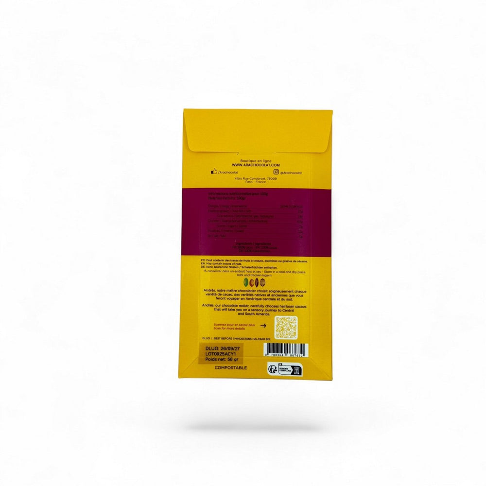 Venezuela, Cuyagua 100% - Chocolats du Monde